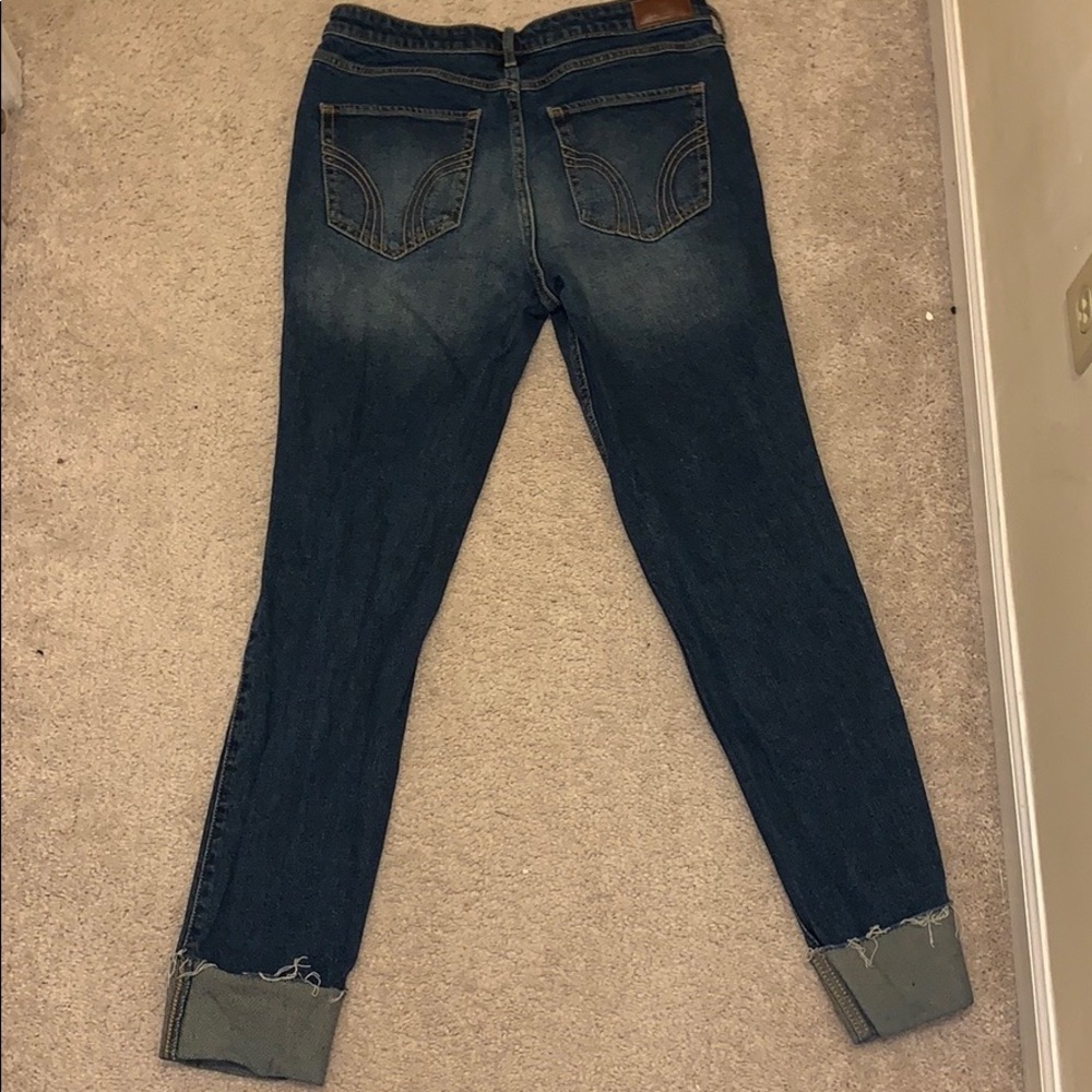 🔴 SOLD🔴 Hollister dark wash high rise skinny - Picture 5 of 6